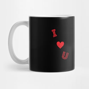 Valentine day A B C D Mug